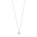 Seine Stone Pendant Necklace | Silver Plated with Cubic Zirconia
