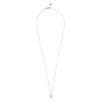 Seine Stone Pendant Necklace | Silver Plated with Cubic Zirconia