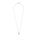 Stina Heart Pendant Necklace | Silver Plated with Cubic Zirconia