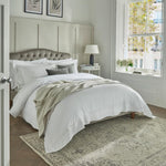 Mayfair Satin 600 Bed Linen | White