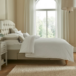 Savile Cord 220 Bed Linen | White