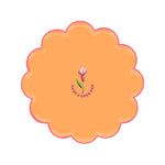 Ceramic 'Have A Good Day' Decorative Flower Plate | Living Collection