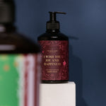 'I Wish You Joy And Happiness' Festive Hand Wash | Warm Amber & Tiare Flower | 400ml