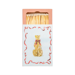 Luxury Bowed Leopard Matchbox | Long