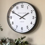 Baker + Brown Cambridge Wall Clock | Grey