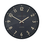 Tresco Wall Clock | Charcoal | 14''