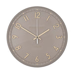 Tresco Wall Clock | Taupe | 14''