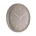 Tresco Wall Clock | Taupe | 14''