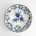 Flora Japonica Maple Ramen Bowl | Blue & White | 21cm