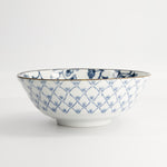 Flora Japonica Maple Ramen Bowl | Blue & White | 21cm