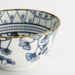 Flora Japonica Ivy Rice Bowl | Blue & White | 12cm