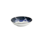 Kawaii Lucky Cat Sauce Bowl | Blue & White | 10cm