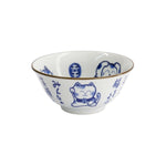 Kawaii Wise Cat Tayo Bowl | Blue & White | 15cm