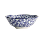 Nippon Stars Ramen Bowl | Blue & White | 21cm