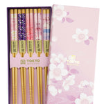 Sakura Chopstick Set | Pink | 5 Piece
