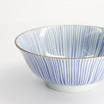 Tokusa Ramen Bowl | Blue & White | 19cm