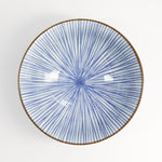 Tokusa Ramen Bowl | Blue & White | 19cm