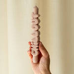 'Chill Out' Taper Candle | Cream