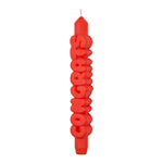 'Congrats' Taper Candle | Orange