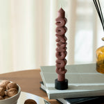 'F*ck You' Taper Candle | Mocha