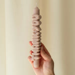 'Thank You' Taper Candle | Cream