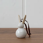 Hanging Ceramic Bunny