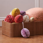 Decorative Hanging Paper Easter Eggs | Pink | Set of 4