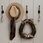 Hanging Ceramic Bunny with Bow