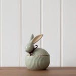 Sage Green Bunny Jar | Large