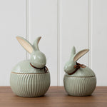 Sage Green Bunny Jar | Large