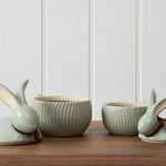 Sage Green Bunny Jar | Large