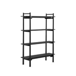 Wycombe Nordic Open Display Shelving Unit | Black