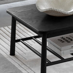 Wycombe Nordic Rectangular Coffee Table | Black
