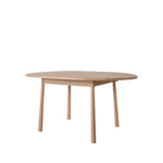Wycombe Nordic Round Extending Dining Table | Natural