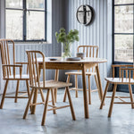 Wycombe Nordic Round Extending Dining Table | Natural