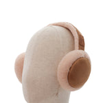 Women's Constellation Faux Fur Ear Muffs | Beige/Cream
