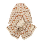 Women's Constellation Pull Through Scarf | Taupe Hearts