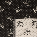 Women's Lightweight Bow Print Scarf | Black/White