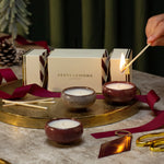 Under the Tree Burgundy Tealight Cracker | Spiced Clementine