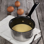 3-Ply Stainless Steel Milk Pan | Non-Stick | 14cm