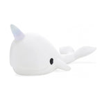 Colour Changing Night Light | White Narwhal with USB Cable | Medium