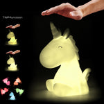 Colour Changing Night Light | Lemon Unicorn | Medium