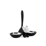 Tigrito 2 Piece Cat Bowl Set | Black