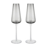 Belo Champagne Glasses | Smoke | Set of 2