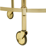 Fine Bar Table | Glass | Gold