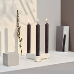 Straight Dinner Candle | Black | 22cm