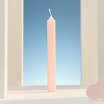 Straight Dinner Candle | Pastel Pink | 22cm