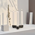 Straight Dinner Candle | White | 22cm