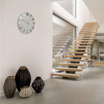 Mulberry Wall Clock | Silver Cloud | 20"