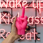 F*ck Hand Gesture Candle | Pink